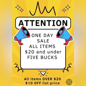 Sunday Sale!!! Mostly Size Large